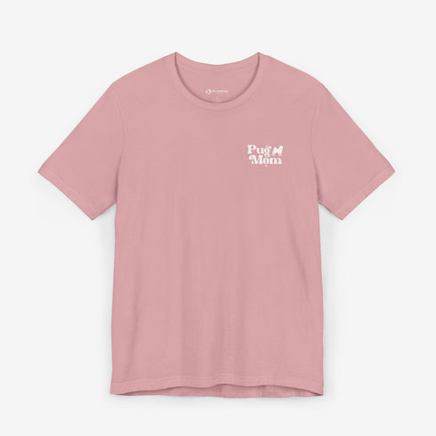 Pug Mom T- Shirt -  Retro Pug Shirt for Women